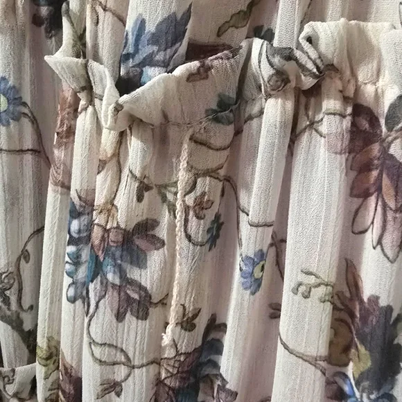 NWT Nicola Bathie/Antonio Melani Claire Floral Chiffon Tiered Ruffle Midi Dress. - Picture 16 of 16